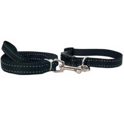Active Canis Halsband och Koppel Set i Svart